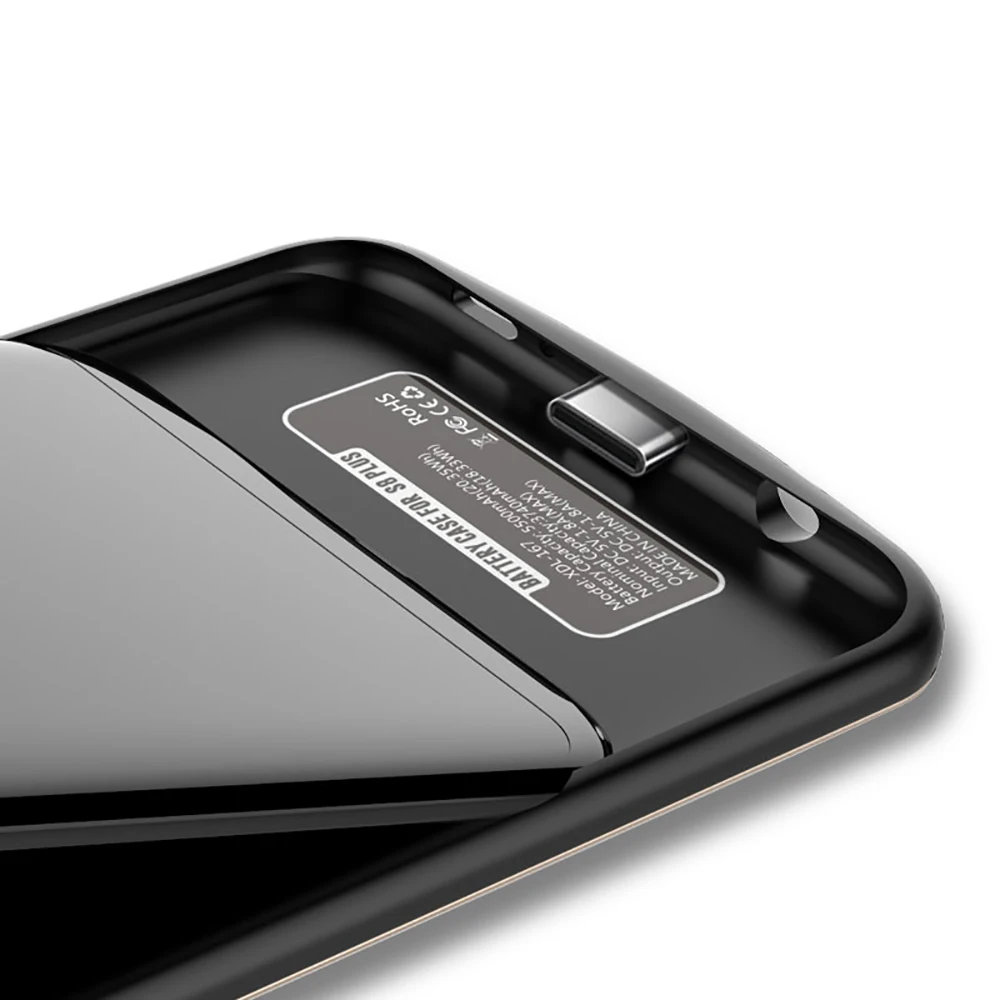 Батарея Зарядное устройство чехол для samsung Galaxy S9 S8 Plus Note 8 9 из мягкого ТПУ зарядки