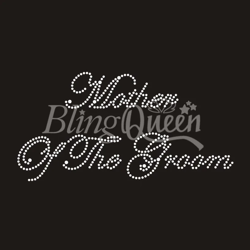 BlingQueen 25 шт./лот железный Дизайн Мать жениха со стразами|iron on rhinestone|rhinestones iron oniron