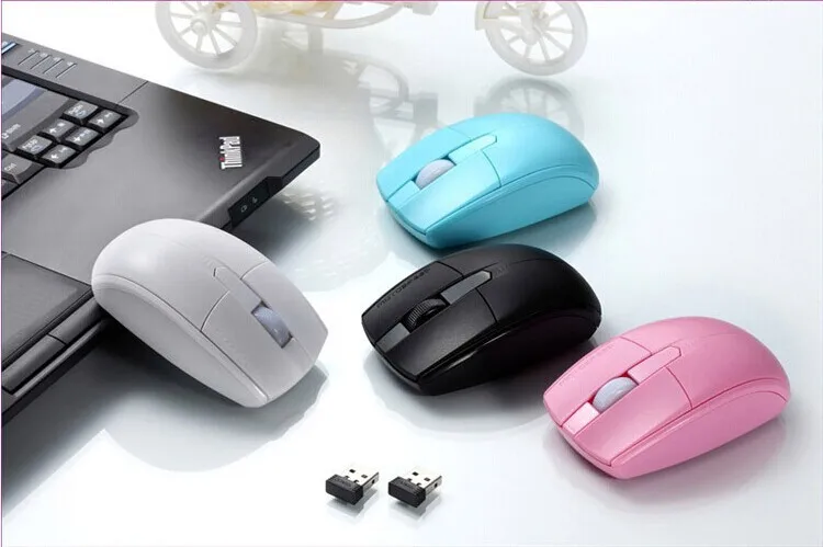 2.4 ГГц USB оптическая беспроводная мышь приемник для игры рабочего портативный