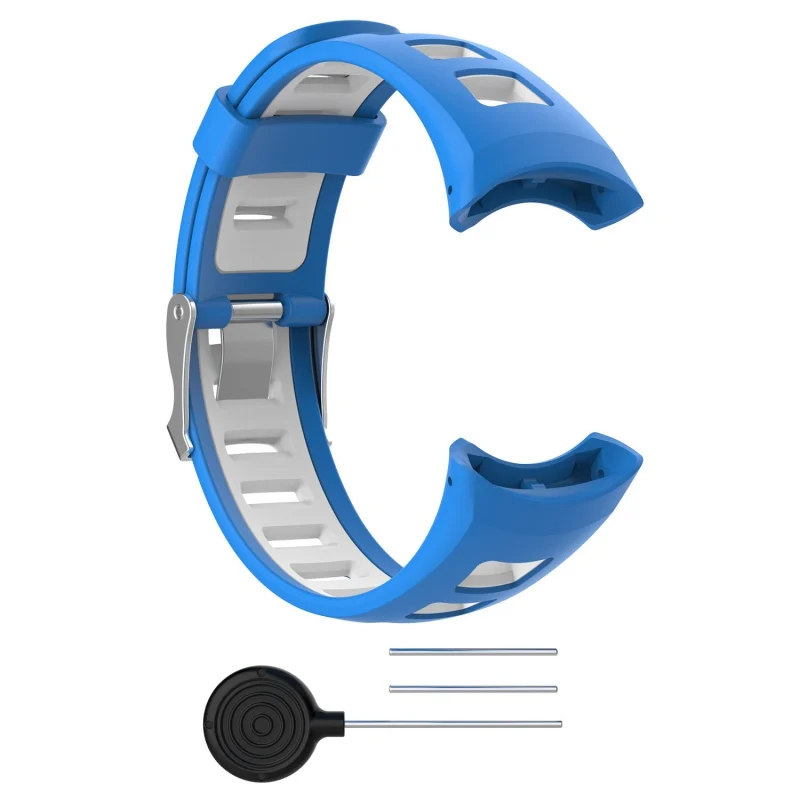 Универсальный спортивный мягкий силиконовый ремешок для смарт-часов сменный Suunto