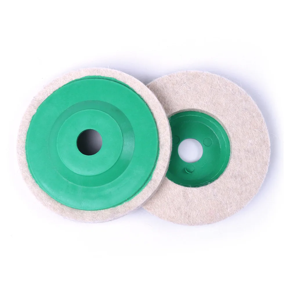 

5Pcs Angle Grinder 4" inch 100mm Round Polishing Wheel Wool Felt Polish Pads