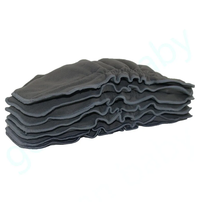 Бамбуковый угольный вкладыш 5 шт. тканевые подгузники с угольной вставкой