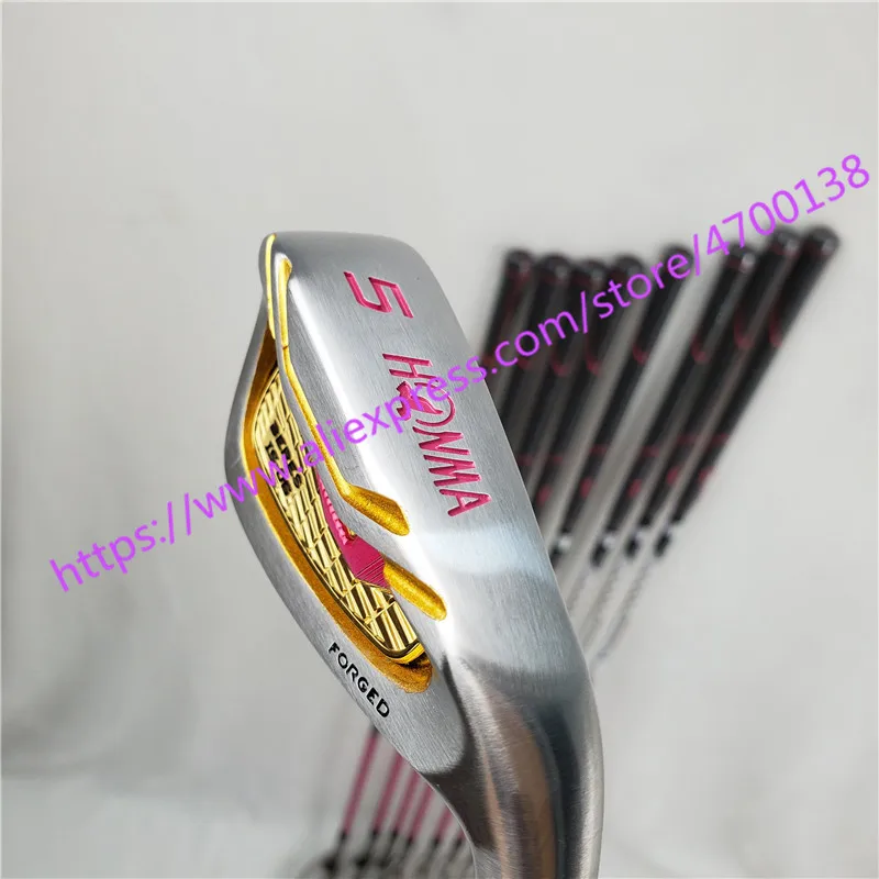 Новые женские клюшки для гольфа HONMA Beres IS-06 5-11a. S/9 шт. графитовый Вал L Flex правая