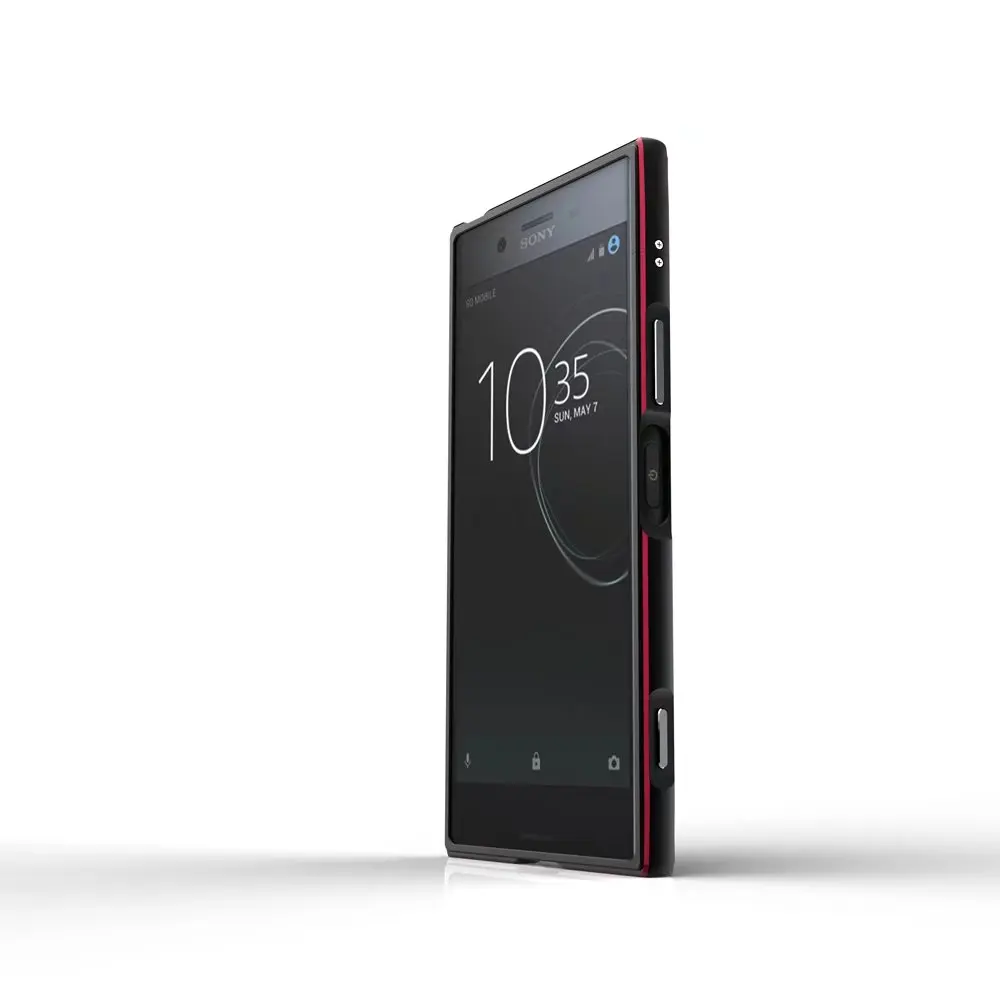 Чехол для Sony XZ1 Luxury Deluxe Ультратонкий алюминиевый бампер Xperia G8341 G8342 + 2 пленки (1