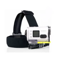 black elastic head strap mount for sony action am hdr as100v as300r as50 as200v x3000r aee sport camera