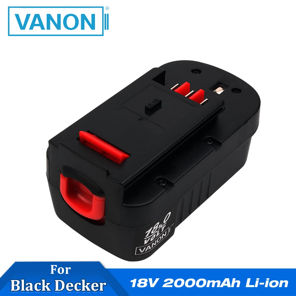 Вану для черный Decker 18 в 2000 мАч Ni-CD Замена Батарея HPB18 2.0Ah 244760-00 NST2118 GLC2500 NHT518 NPP2018