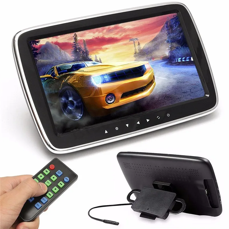 10inch DC12-24V PAL/NTSC 7W HD Digital LCD Screen Car Auto Headrest Monitor Media HiFi FM Audio Emission MP5 Player USB#291991 | Автомобили