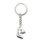 Ювелирные изделия, металлическая гладкая цепочка для ключей в виде собаки, для влюбленных, Dogo, Argentino