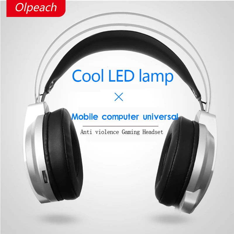 Olpeach 2017 Q5 новый ПК Игровые наушники стерео шлем для аудио Auriculares гарнитура с