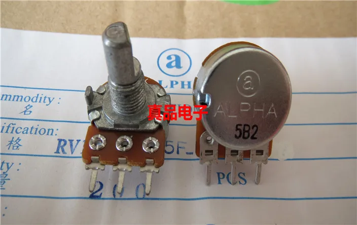 

[VK] ALPHA imported from Taiwan 148 16 A250K A500K Single Burner Volume Potentiometer Handle 15MM switch