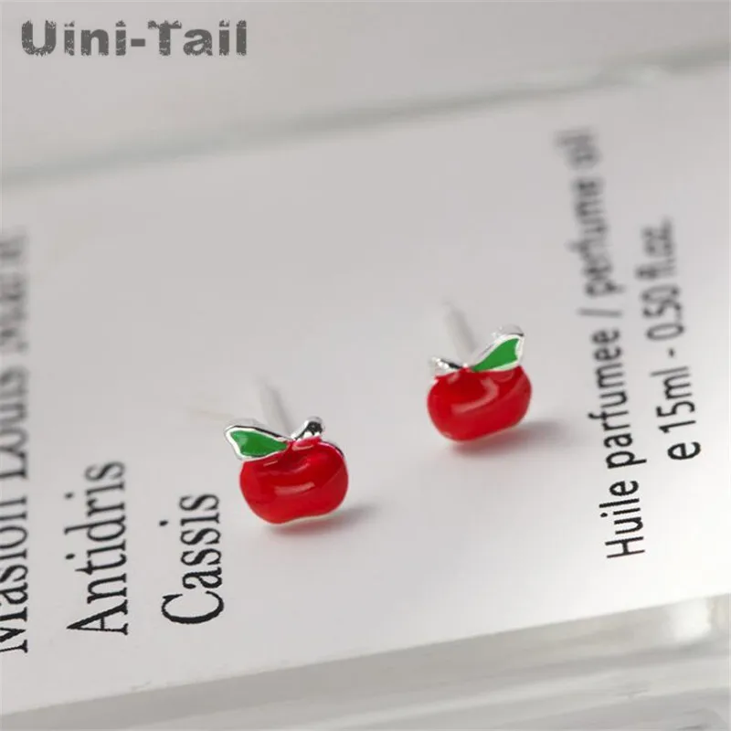 Новое поступление 2019 рождественские серьги Uini-Tail из стерлингового серебра 925