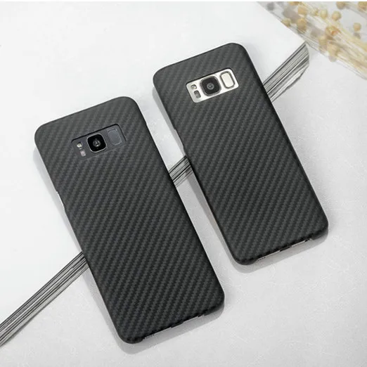 Роскошный чехол из настоящего углеродного волокна для Samsung Galaxy S8 Plus|Бамперы| |