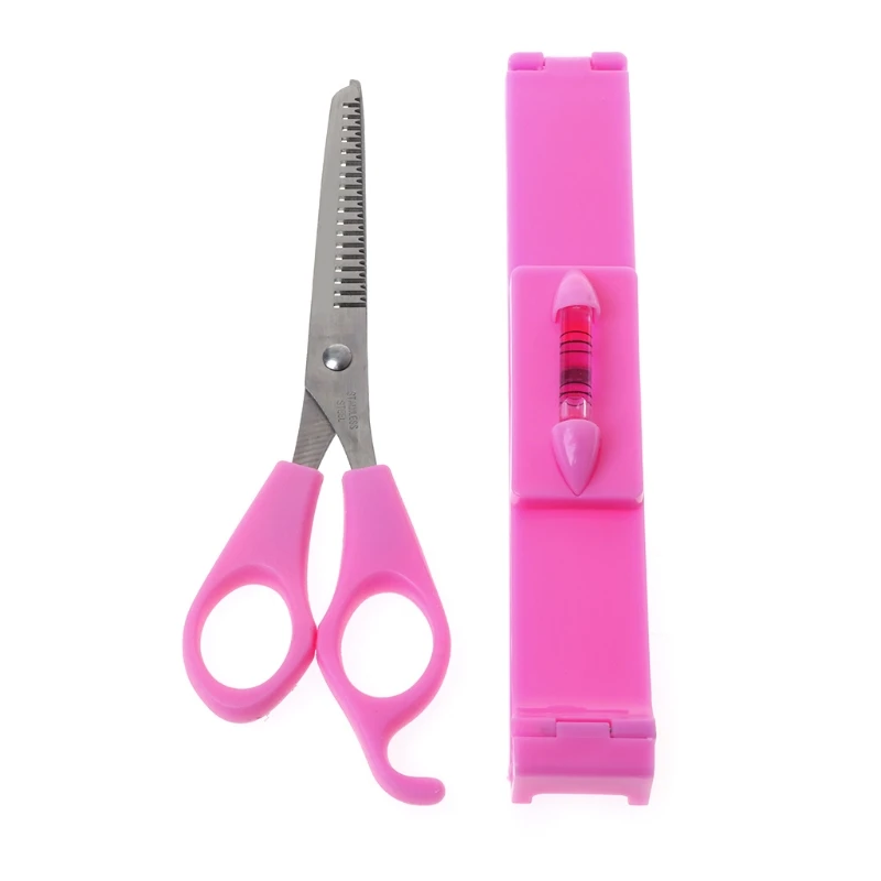 Женская модная машинка для стрижки инструмент волос с бахромой линейка уровня