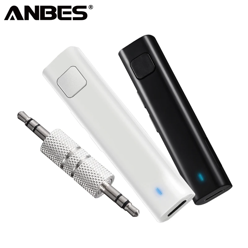 ANBES Bluetooth вспомогательный аудиоресивер 3 5 мм разъем адаптер Поддержка TF карты Hands