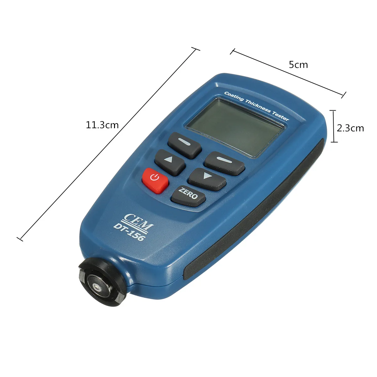 Цифровой CEM DT-156 измеритель толщины покрытия краски Тестер 0~ 1250um со встроенным Авто F& зонд nf+ USB кабель+ CD программное обеспечение