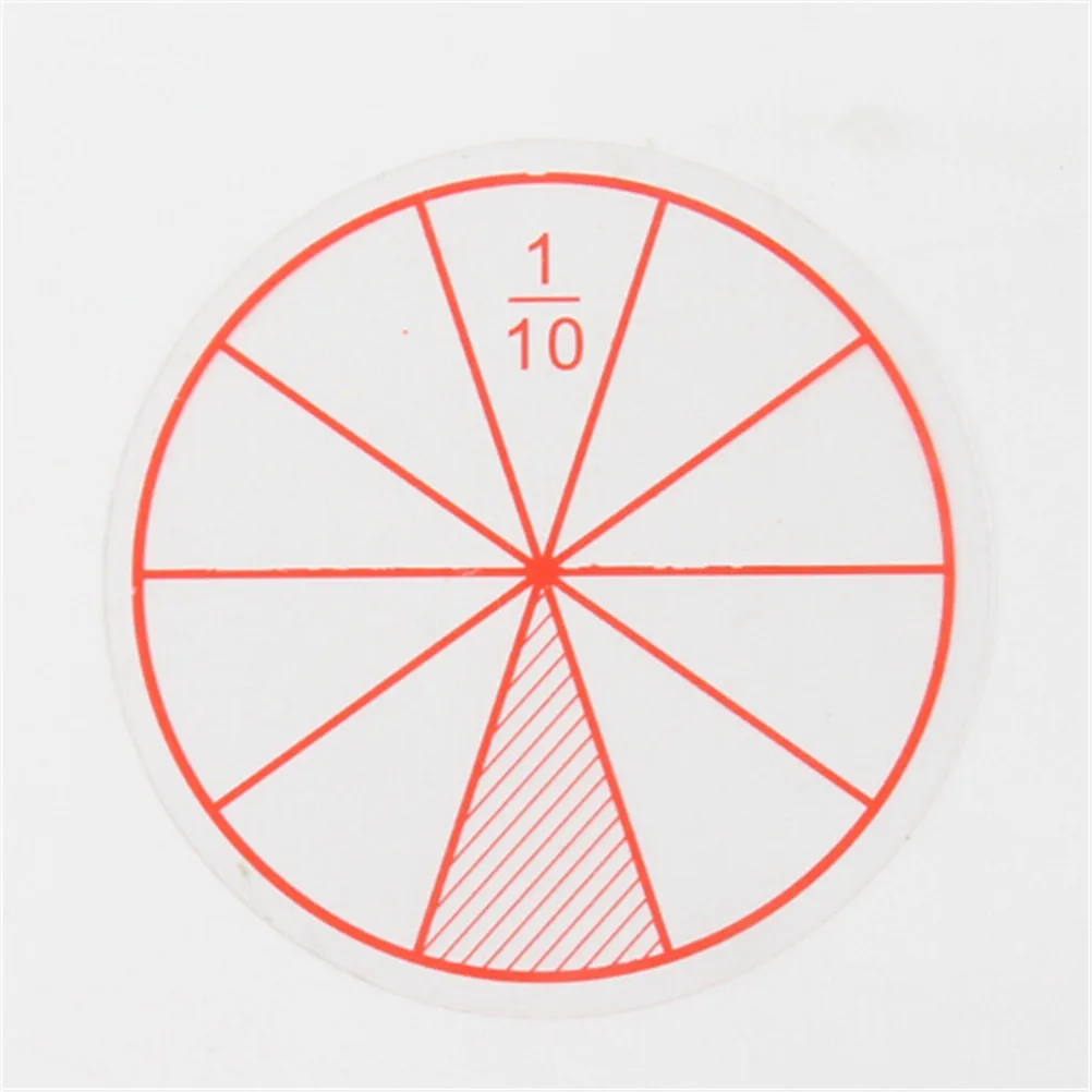 12 шт./лот пластиковые нумерованные фракции круги математические чипы цифры