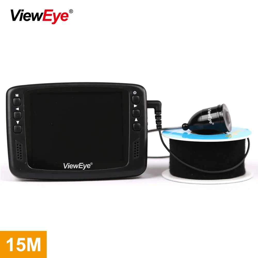 15m cable 720P 1MP 8 IR светодиодный HD 1000TVL 3,5 ''цветной ЖК-монитор для подводной съемки со льдом, видео камера для рыбалки, система визуального видео-эхолота, Fishcam - Цвет: 15m cable