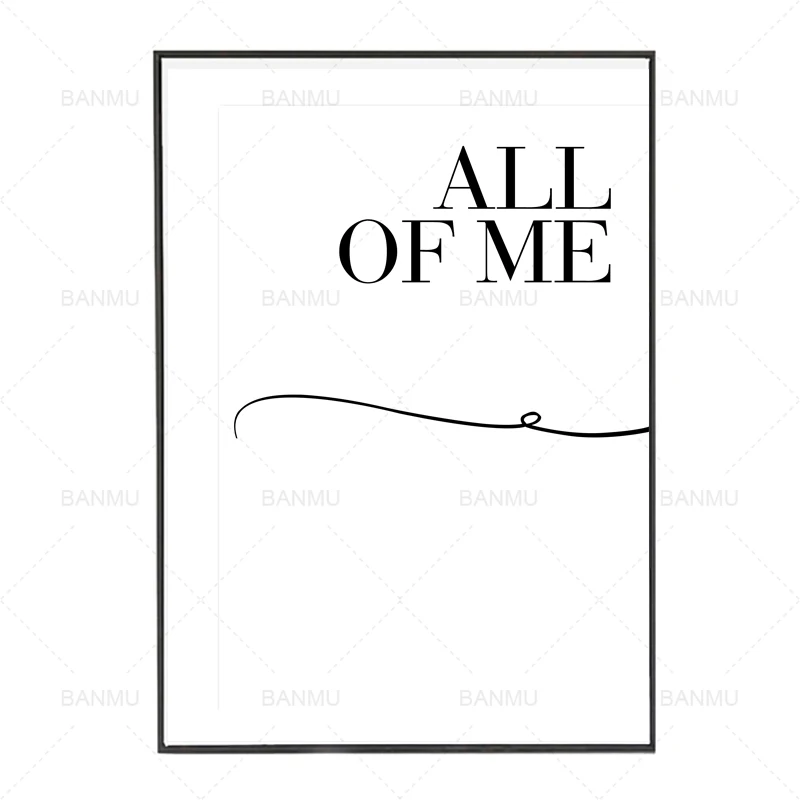 Черно белые мотивационные плакаты с цитатой любви минималистское полотно