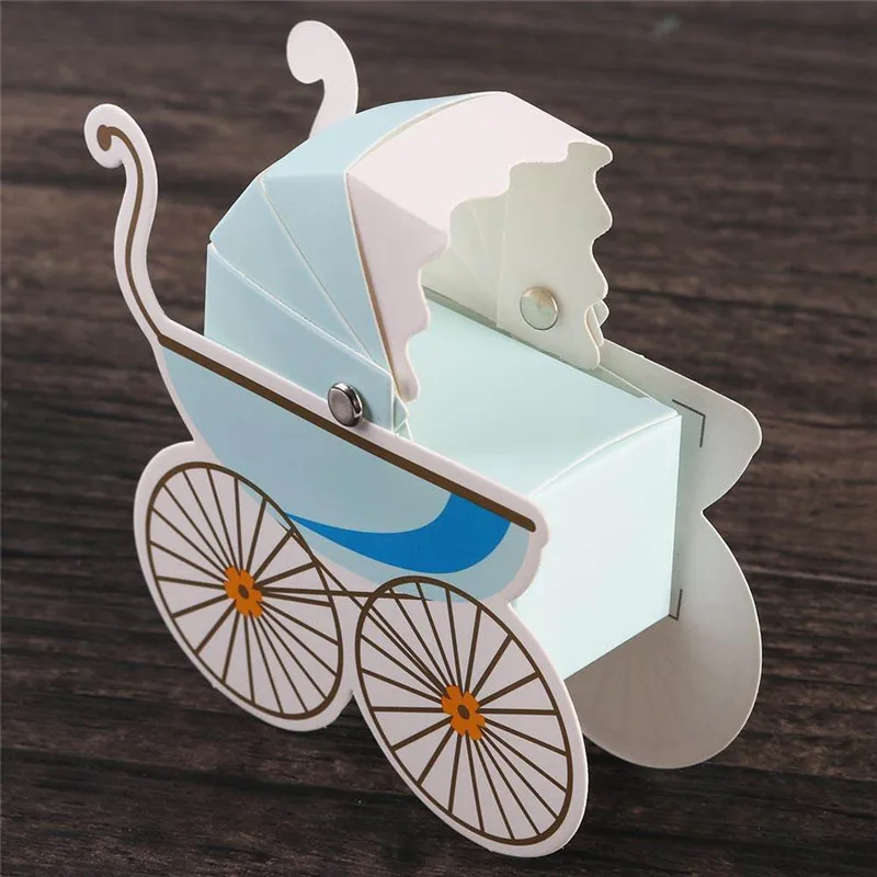 20 шт./лот креативная Тележка коробка для конфет детского дня рождения Подарочная