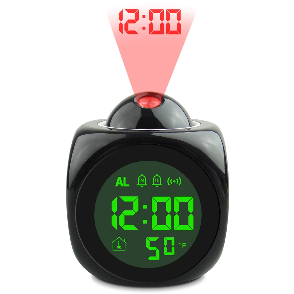 Часы проектор электронные с ЖК дисплеем и подсветкой|talking alarm clock|alarm clocktalking |
