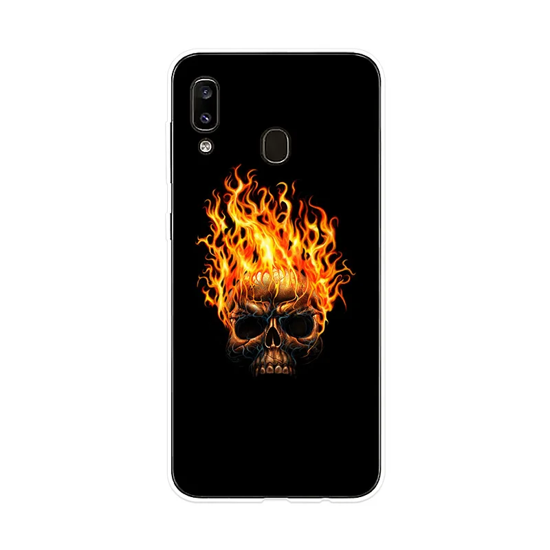 Silicone Case Flame Fire For Sumsung Galaxy A10 A20 A20E A30 A40 A50 A60 A70 A80 Phone Cover M10 M20 M30 |