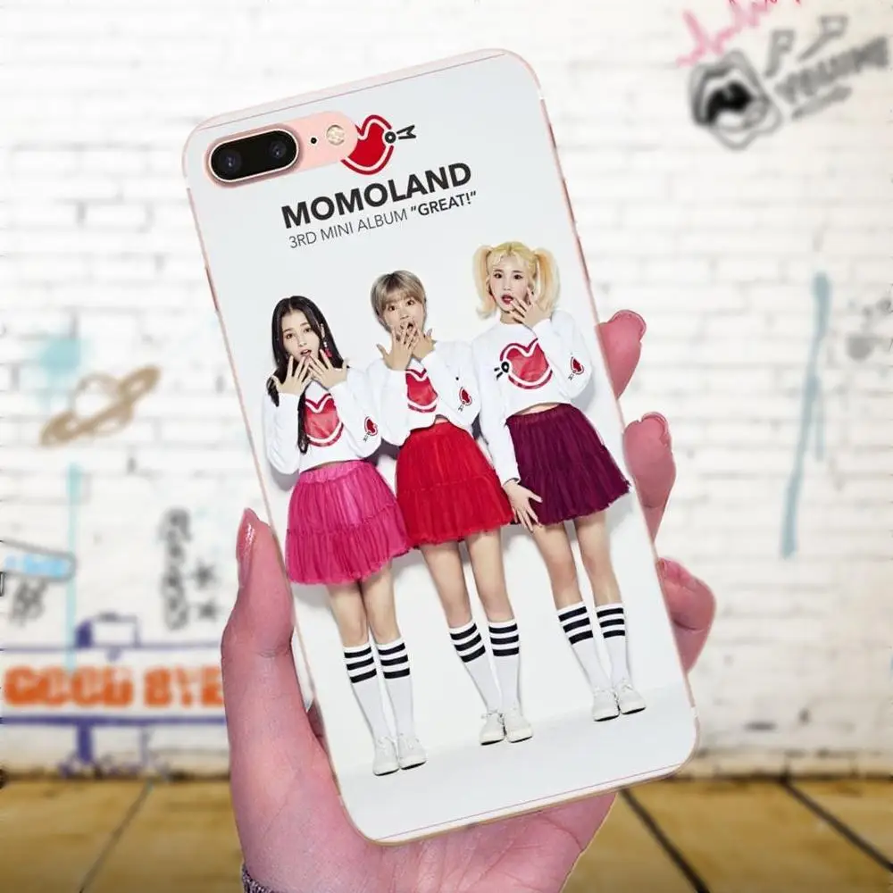 K pop Momoland для Huawei P7 Honor 4C 5A 5C 5X 6 6C 6A 6X 7 7X 8 9 V8 V10 Y3II Y5II Y6II G8 Play Lite Мягкий