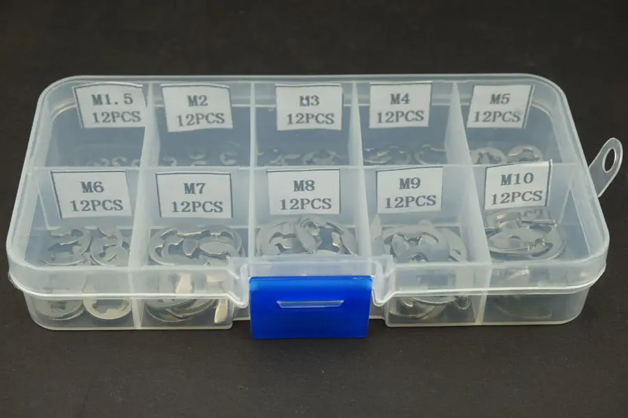 120PCS/Lot 304 Stainless Steel High Quality D Shape Ring Snap Hook Clasps Clips M1.5~M10 | Обустройство дома