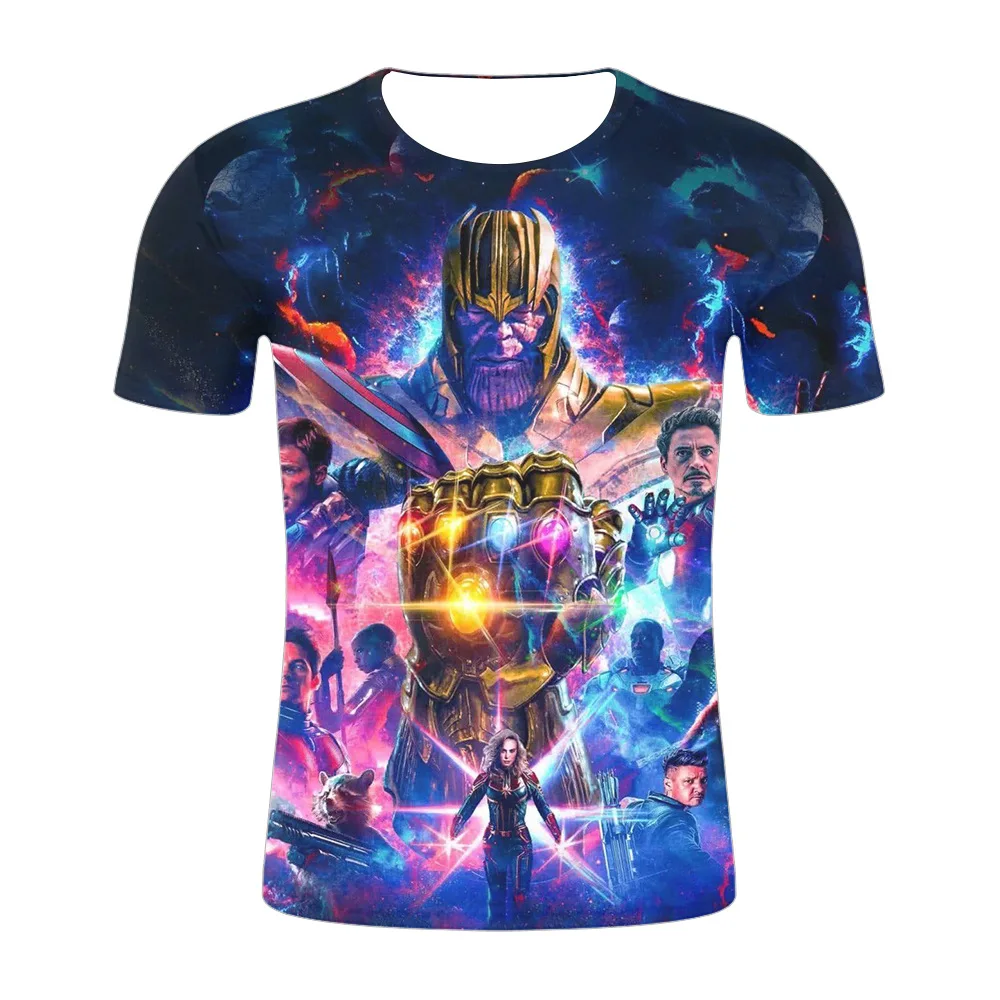 Новый дизайн футболка для мужчин/женщин фильм Marvel Мстители эндигра 3d Принт
