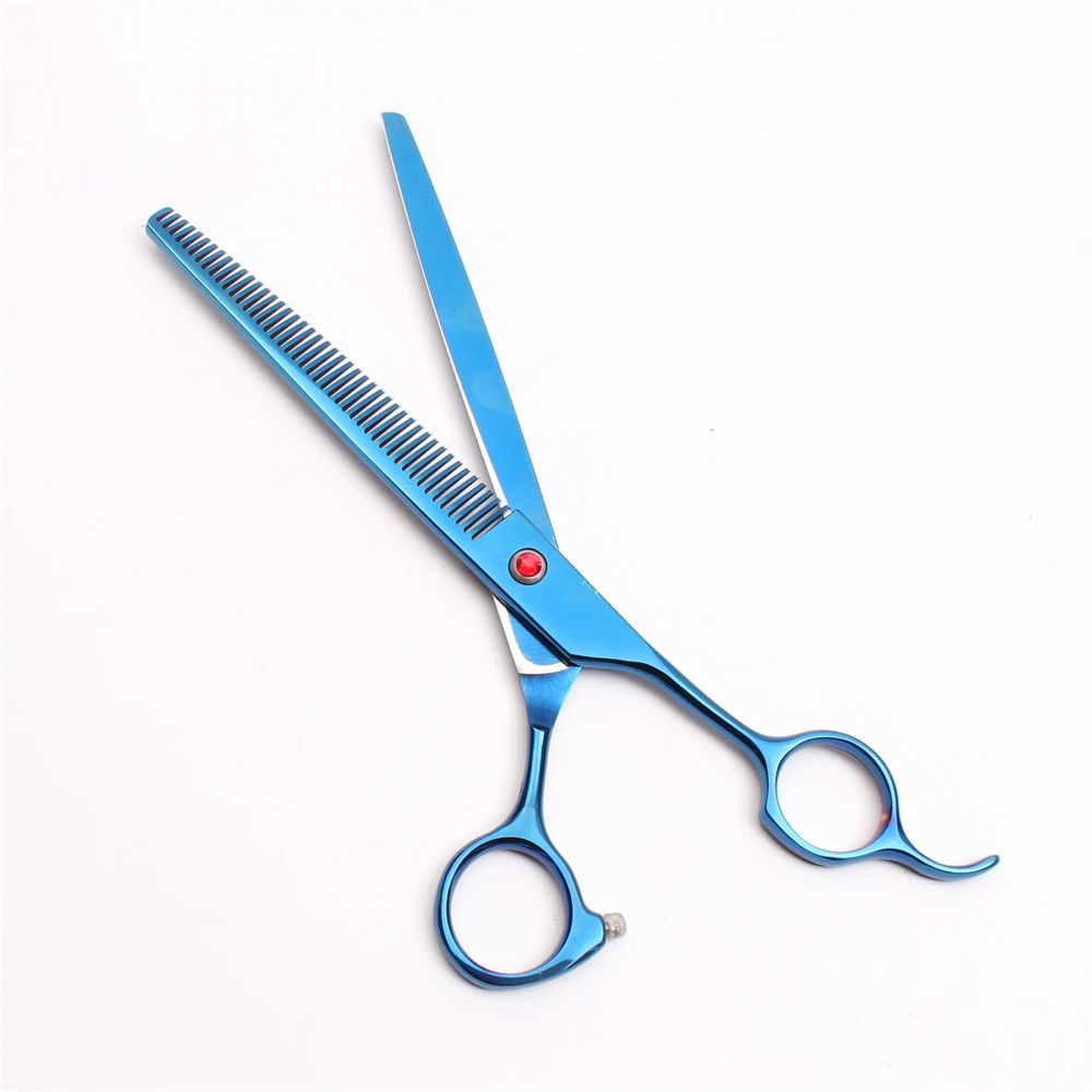 4 шт. костюм 8.0 &quotсиний Mascotas машинка для стрижки волос гребень + Резка и истончение