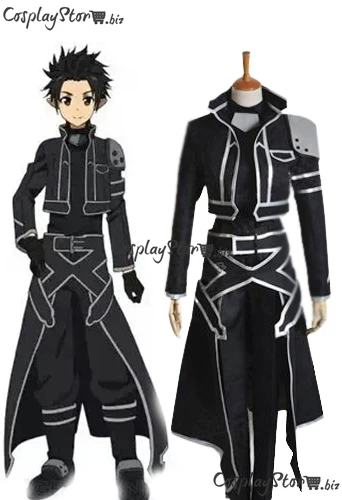 Меч искусство онлайн косплей альфхайм Фото Косплей Костюм|kirito cosplay costume|cosplay