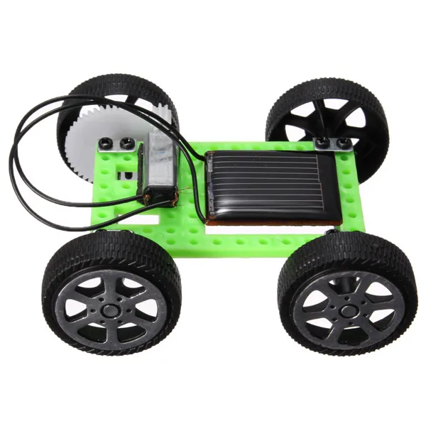 Mini Solar Powered Toy DIY Assembly Car Kit Children Gift Educational Puzzle IQ Gadget Hobby Robot Newest 8x7.5x3.2 cm |