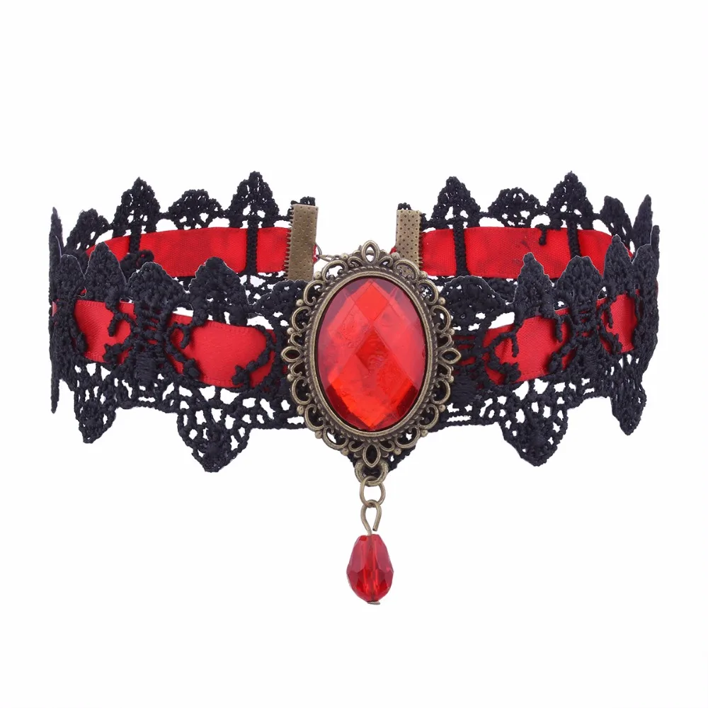 2020 Соблазнительные готические Чокеры Collares черное кружевное ожерелье чокер с