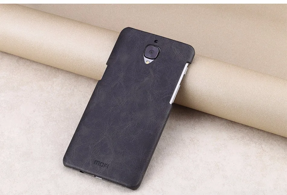 Oneplus 3 чехол MOFi жесткий чехол oneplus 3 кожаный чехол Мягкий силиконовый чехол tpu fundas A3000 one plus 3 Чехол 3T capas