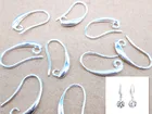 50 шт.партия, Серебряные Зажимы для сережек