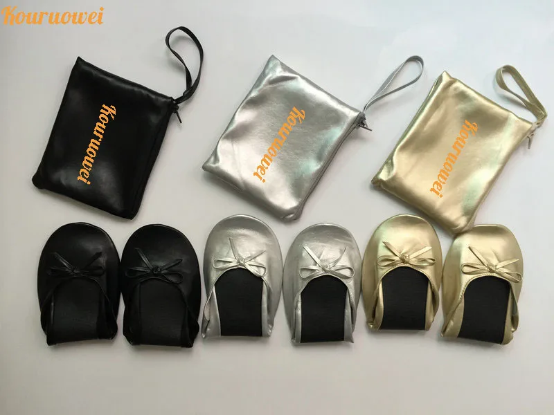 Бесплатная доставка! Свадебный подарок для гостей красочные складные Тапочки