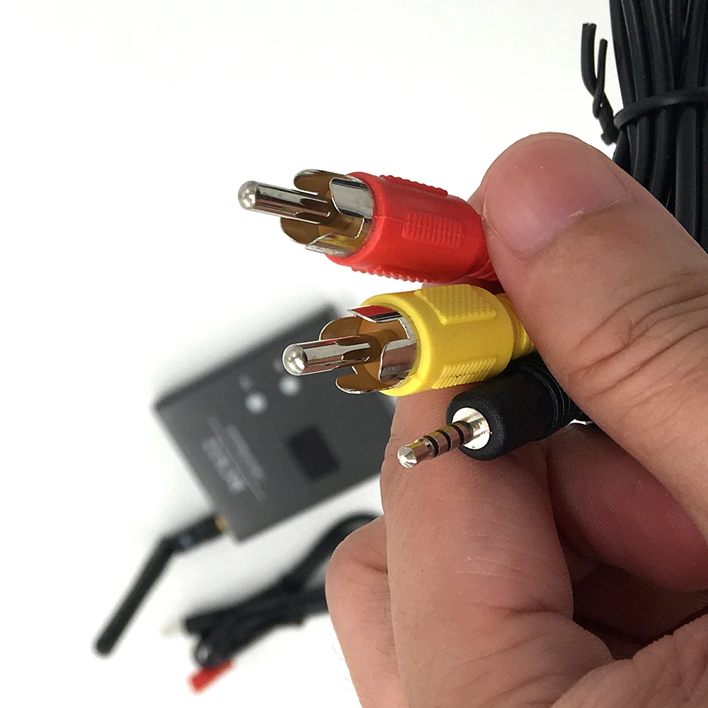 Новейший 48 канальный 5 8G 600mw AV Приемник беспроводной Wifi адаптер с антеннами для RC