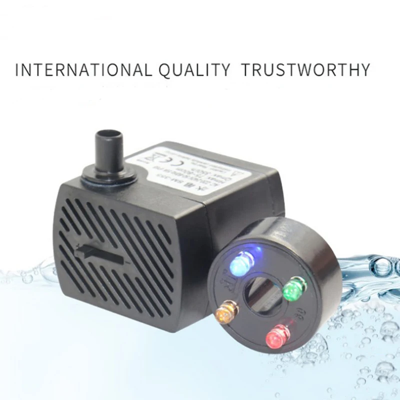 Погружной водяной насос с 12 Светодиодный светильник для фонтана бассейн Сад Пруд