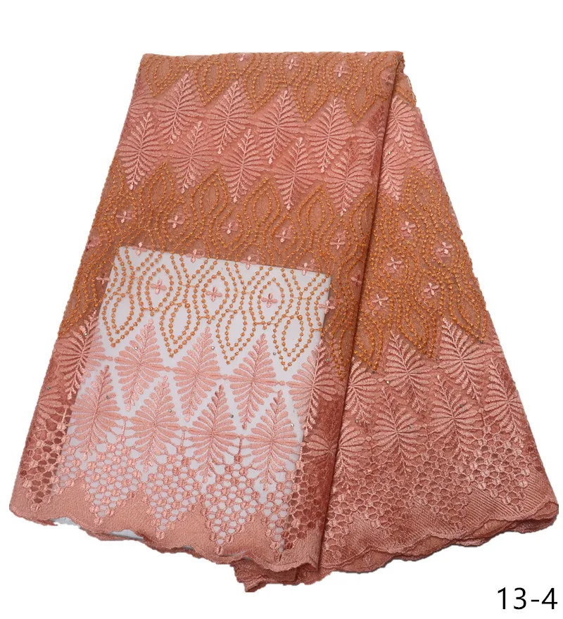 Новейшая темно зеленая африканская кружевная ткань 2019 Высококачественная