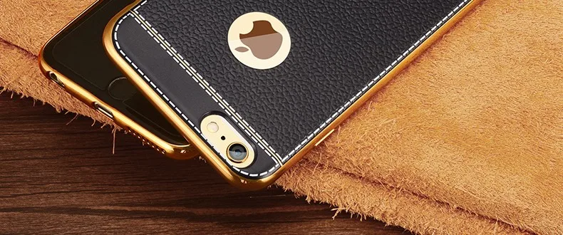 Роскошный 3D кожаный Ретро чехол для телефона для iPhone 11 Pro XS Max XR X 7 8 5 5S SE 6 6S Plus Мягкий ТПУ силиконовый чехол