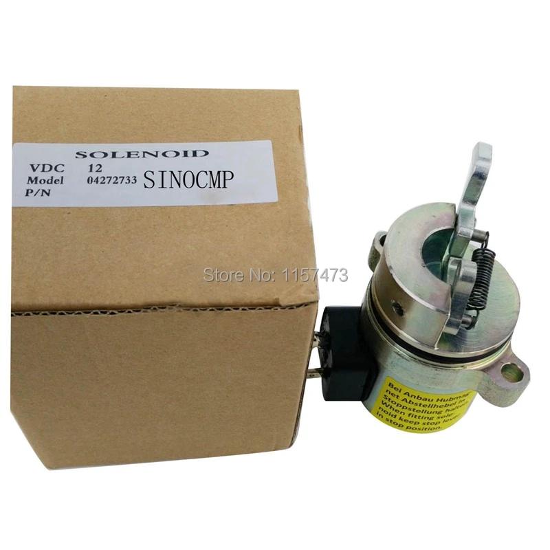 

12V Fuel Stop Solenoid 04273733 / 0427 2733 Shutdown Solenoid Switch Fits Deutz BF4M1011F Bobcat 863 864