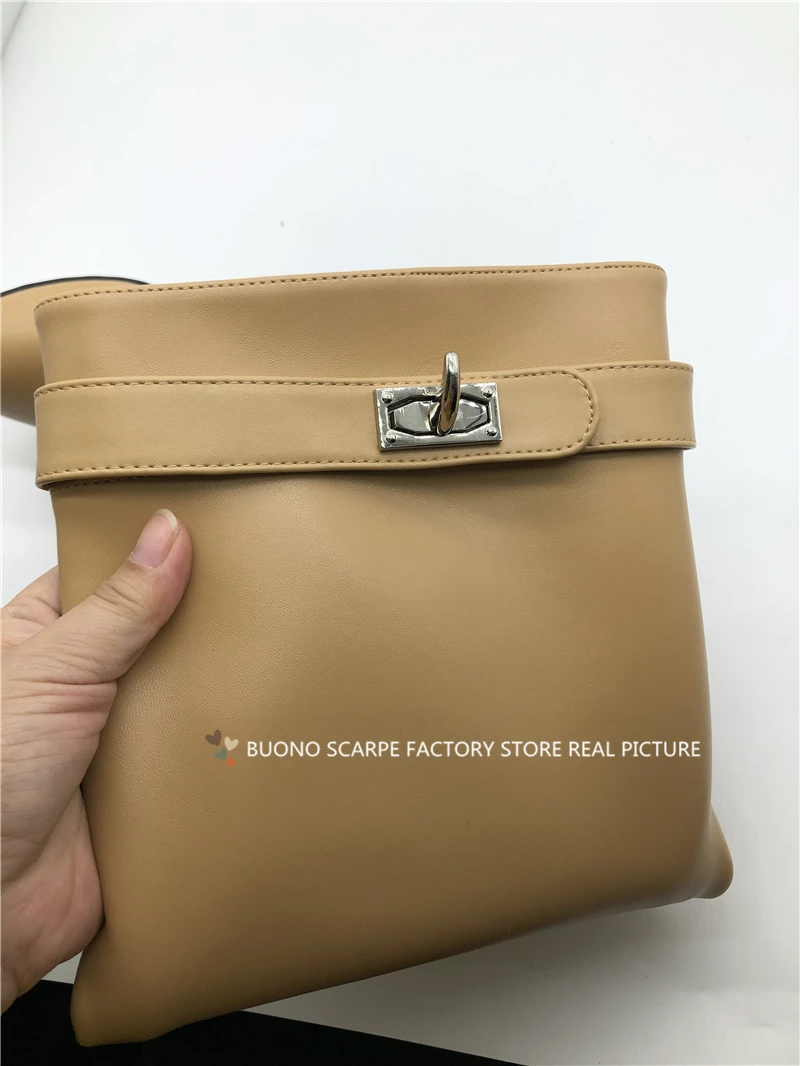 Buono Scarpe/женские ботинки черного цвета с замочком акулы; ботинки из натуральной кожи с высоким голенищем; брендовые дизайнерские ботинки на танкетке и высоком каблуке; Botas Mujer; шикарные ботинки; коллекция года