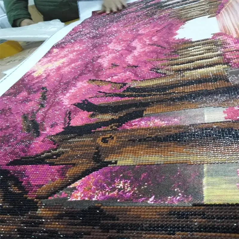 5d diy Алмазный вышитые картины Приморский леса пейзаж 3d алмаз вышивка крестом
