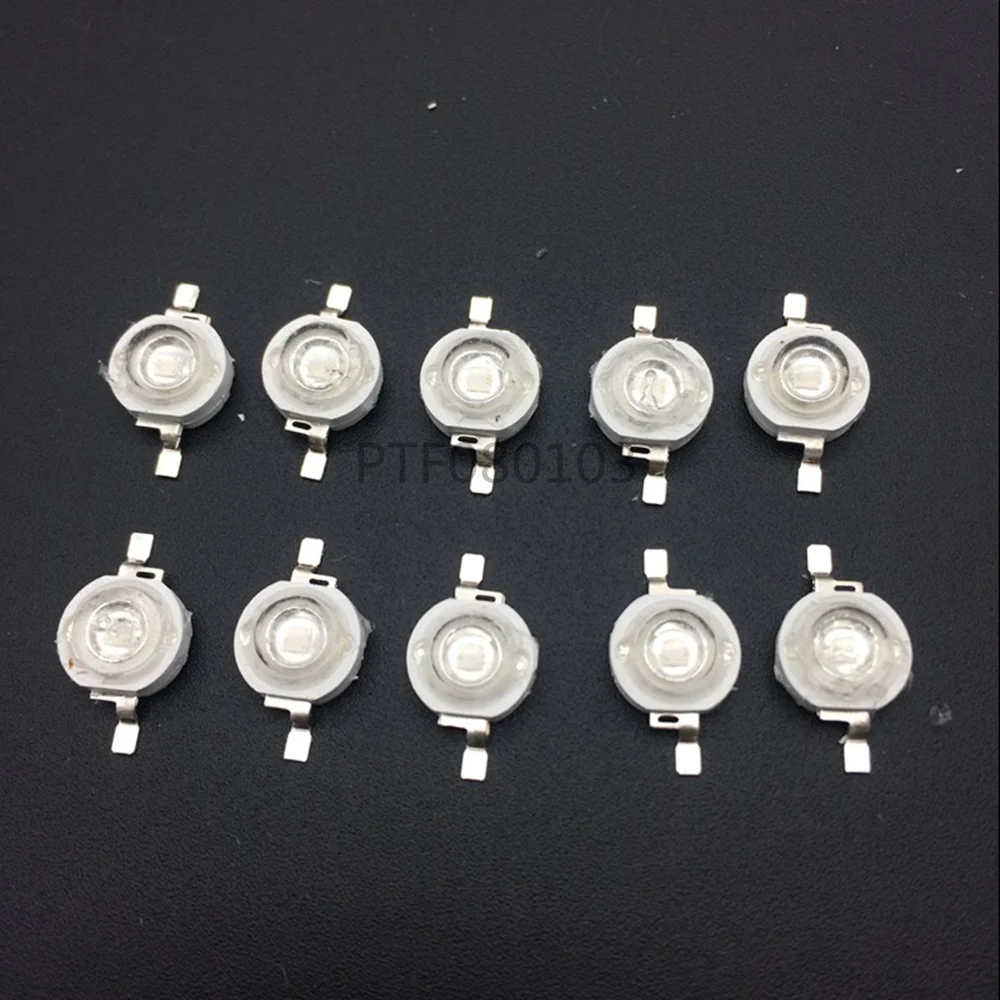 100pcs 3W led watt Royal Blue 445-455nm High Power chip for fish tank light diy | Освещение