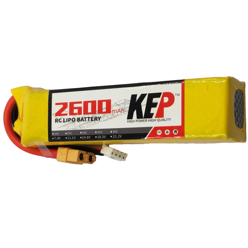 11 1 V Высокая Ёмкость Перезаряжаемые Lipo Батарея 3S 2600 мАч v 30C 40C MAX60 80C провод с