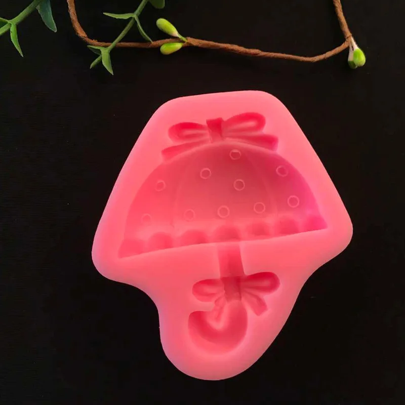 3D Силиконовая форма красивый зонтик для торта инструменты украшения H847|Формы