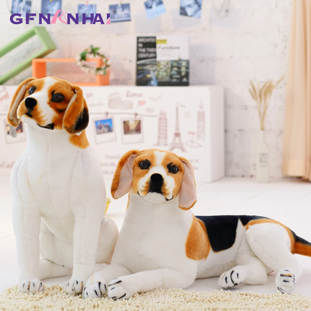 

1pc 30/40/50cm Simulation Plush toy kawaii Kneeling Lying Animal Dog Pillow Stuffed Toys for Children Valentine's Gift