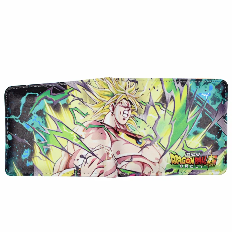 QY1911806 Новое поступление, кошелек Dragon Ball Z, аниме Dragon Ball Super Broly, мужской кошелек с сумкой для монет, кошельки на молнии, короткий кошелек - Цвет: QY1911806