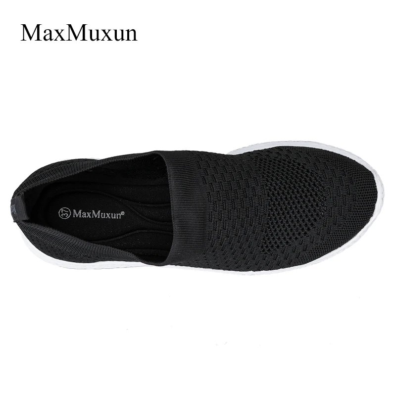 MaxMuxun/Новинка; повседневная обувь; кроссовки; дышащая Летняя Сетка; удобная женская обувь; лоферы; обувь для ходьбы
