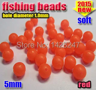 Мягкие бусины для рыбалки, светящиеся круглые бусины, размер: 5MM6MM7MM8MM, количество: 500 шт./лот