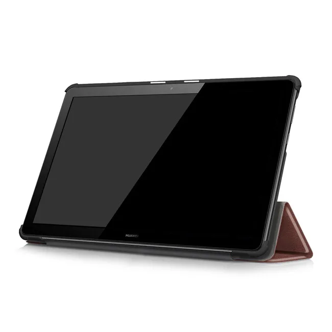 50 шт. искусственная кожа Стенд чехол для huawei MediaPad T5 10 AGS2-W09 AGS2-L09 AGS2-L03 10," Tablet+ Экран протектор